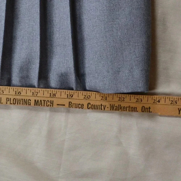 Vtg Tan Jay Pleated Skirt - Picture 10 of 11